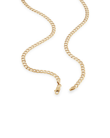 60cm (24") 3.5mm-4mm Width Curb Chain in 10kt Yellow Gold 60cm (24") 3.5mm-4mm Width Curb Chain in 10kt Yellow Gold