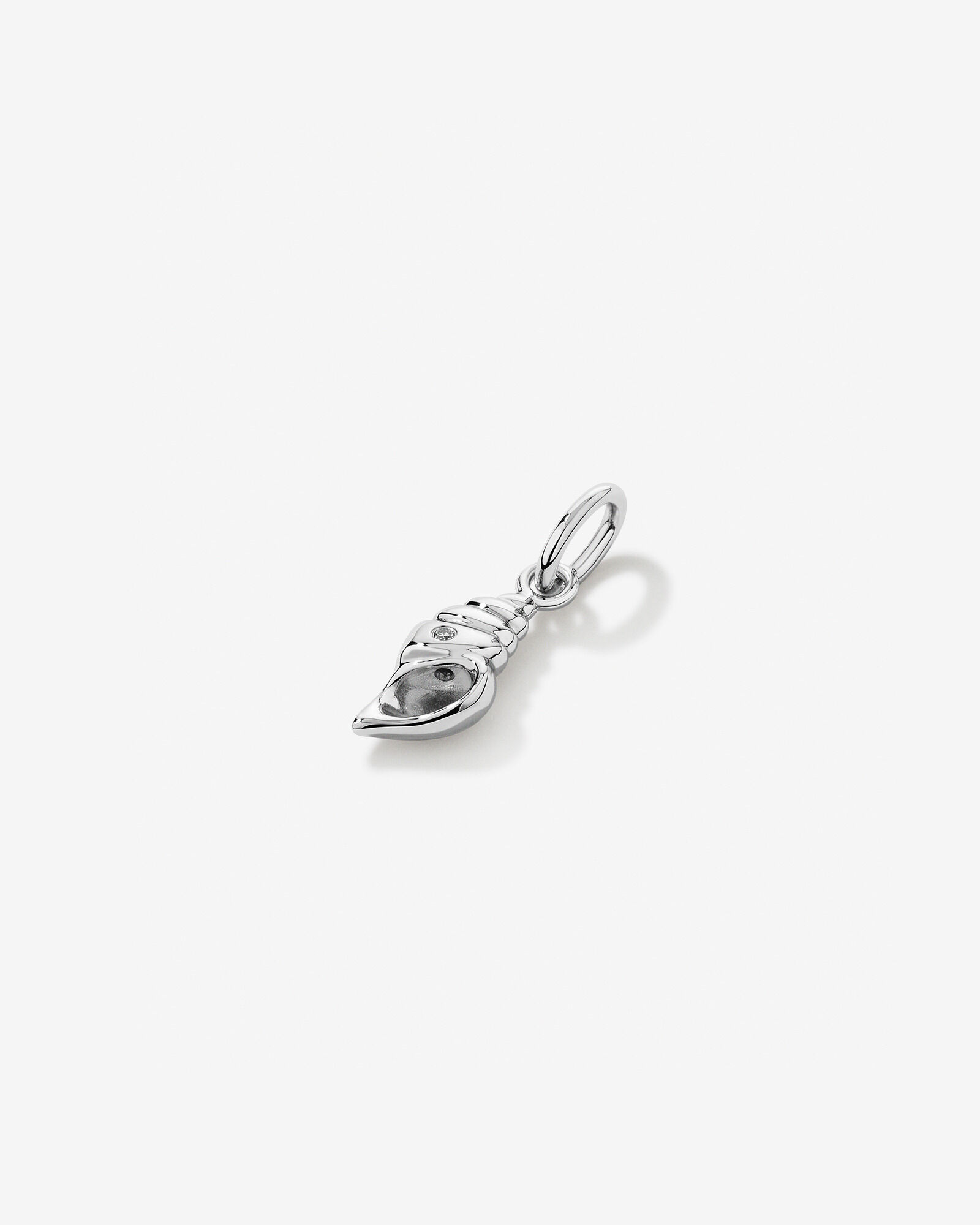 Conch Shell Pendant in Sterling Silver