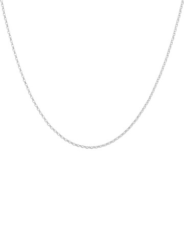 45cm (18") Diamond Cut Rolo Chain in 18kt White Gold 45cm (18") Diamond Cut Rolo Chain in 18kt White Gold