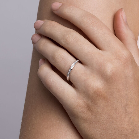 Whitefire Wedding Band with 0.15 Carat TW of Diamonds in 18kt White Gold & 22kt Yellow Gold Whitefire Wedding Band with 0.15 Carat TW of Diamonds in 18kt White Gold & 22kt Yellow Gold