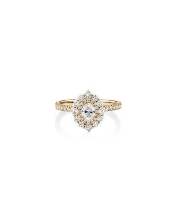 Sir Michael Hill Designer Oval Engagement Ring with 0.92 Carat TW Diamonds in 18kt Yellow Gold Sir Michael Hill Designer Oval Engagement Ring with 0.92 Carat TW Diamonds in 18kt Yellow Gold