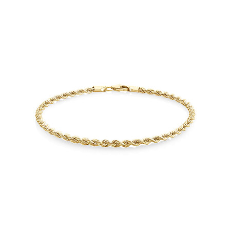 Rope Bracelet in 10kt Yellow Gold