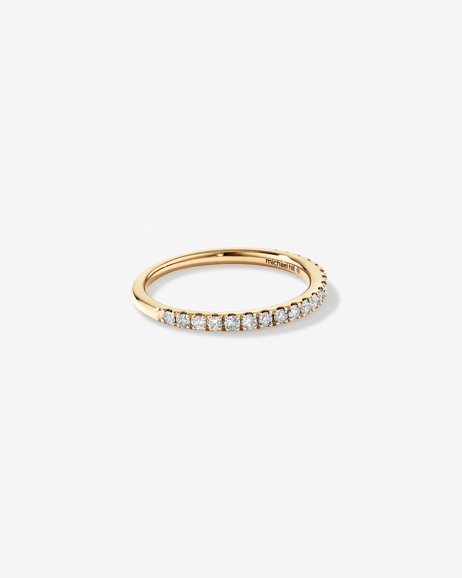 Bague de Mariage à Sertissage Griffe de Diamant de 0,34 Carat TW en Or Jaune 14kt