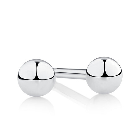 4mm Ball Stud Earrings in Sterling Silver 4mm Ball Stud Earrings in Sterling Silver
