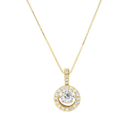 Everlight Pendant with 1/2 Carat TW of Diamonds in 14kt Yellow Gold Everlight Pendant with 1/2 Carat TW of Diamonds in 14kt Yellow Gold