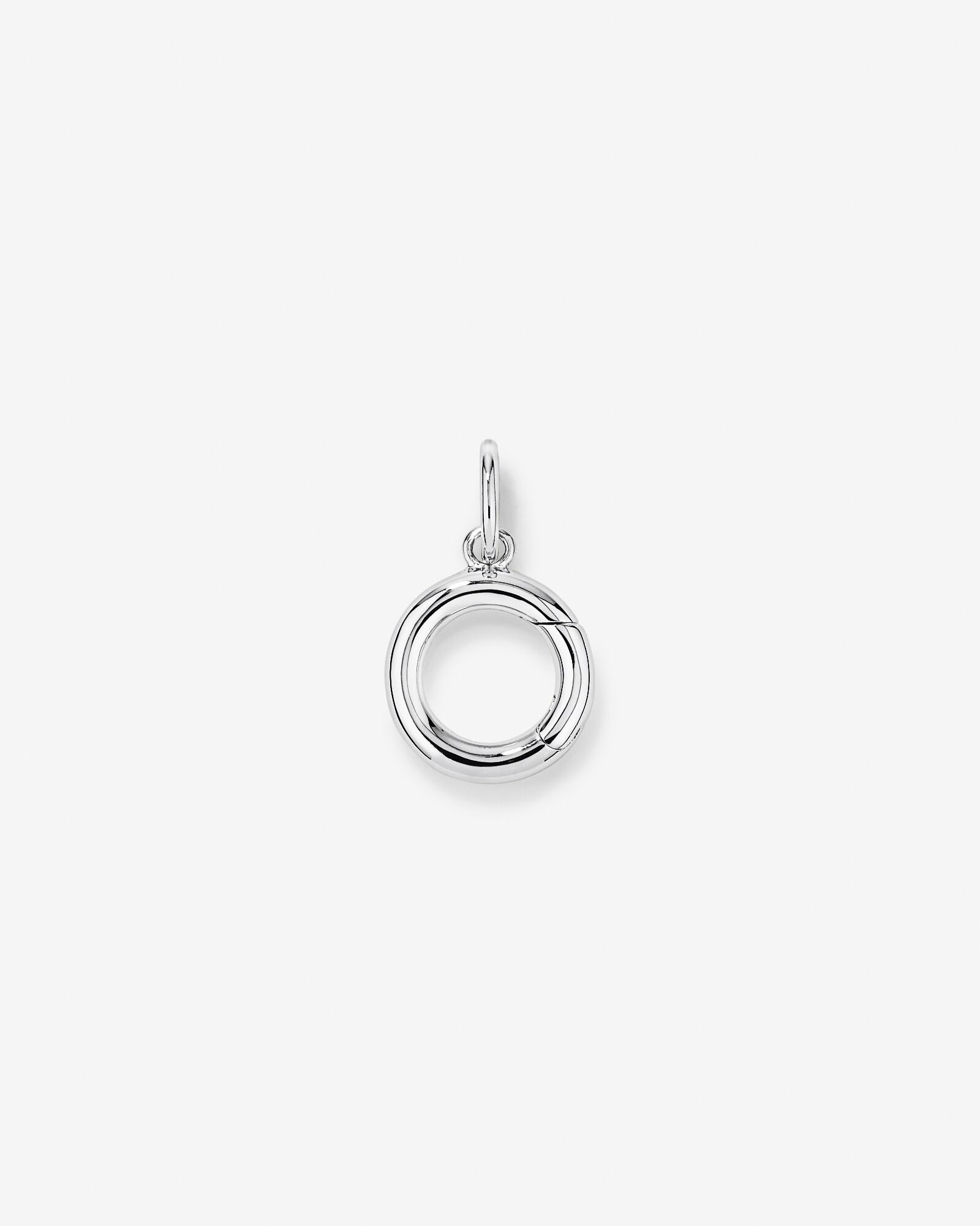 13mm Polished Pendant Enhancer in Sterling Silver