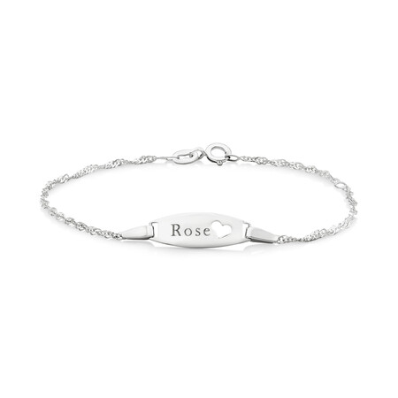 Identity Bracelet in Sterling Silver Identity Bracelet in Sterling Silver