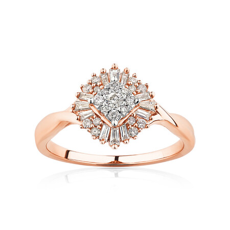Evermore Bridal Set with 3/8 Carat TW of Diamonds in 10kt Rose Gold Evermore Bridal Set with 3/8 Carat TW of Diamonds in 10kt Rose Gold