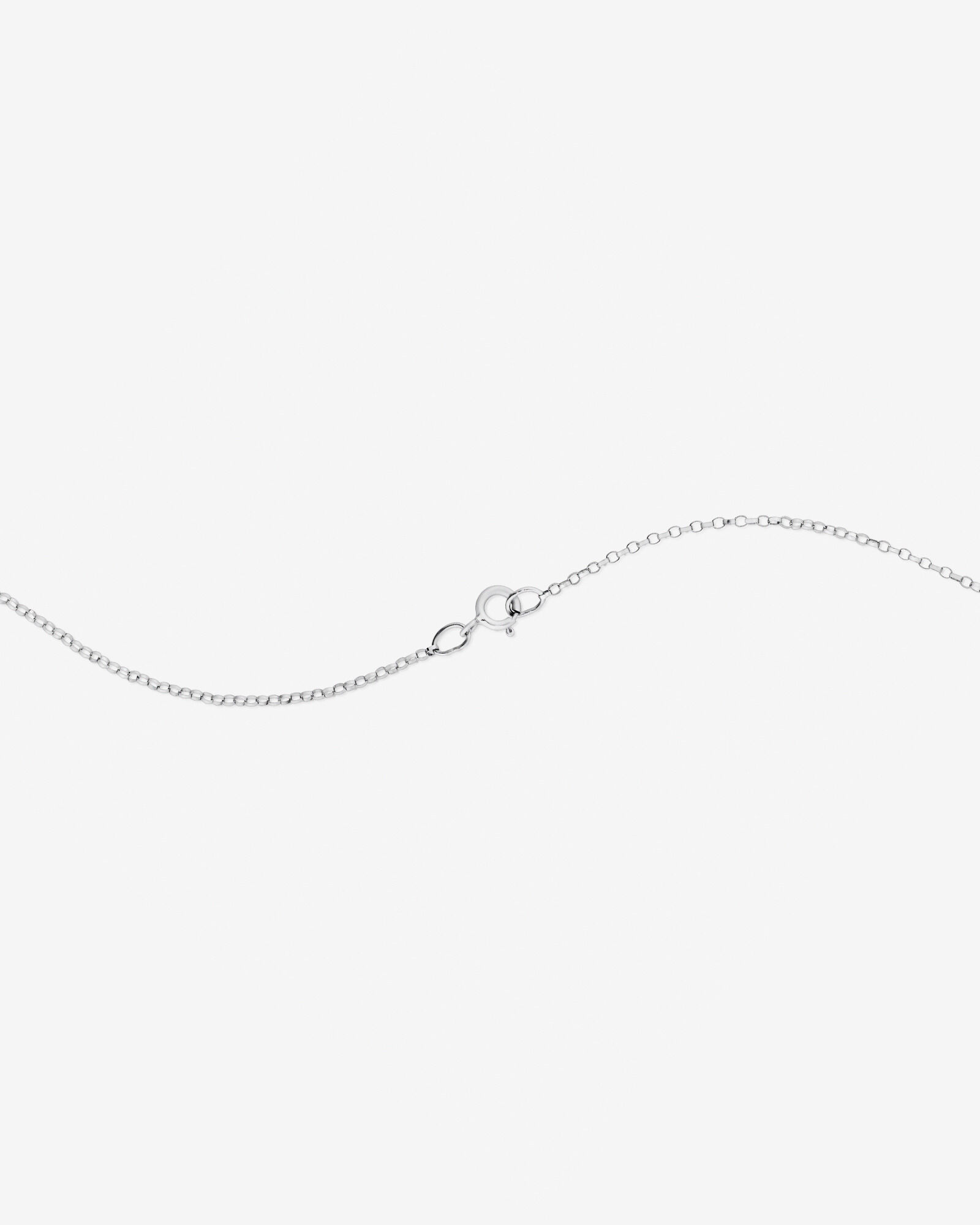 Q Initial Necklace with 0.10 Carat TW of Diamonds in 10kt White Gold