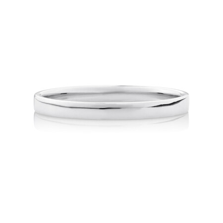 Lite Half Round Wedding Band in Platinum Lite Half Round Wedding Band in Platinum