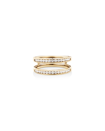 Enhancer Ring with 0.40 Carat TW Diamonds in 14kt Yellow Gold Enhancer Ring with 0.40 Carat TW Diamonds in 14kt Yellow Gold