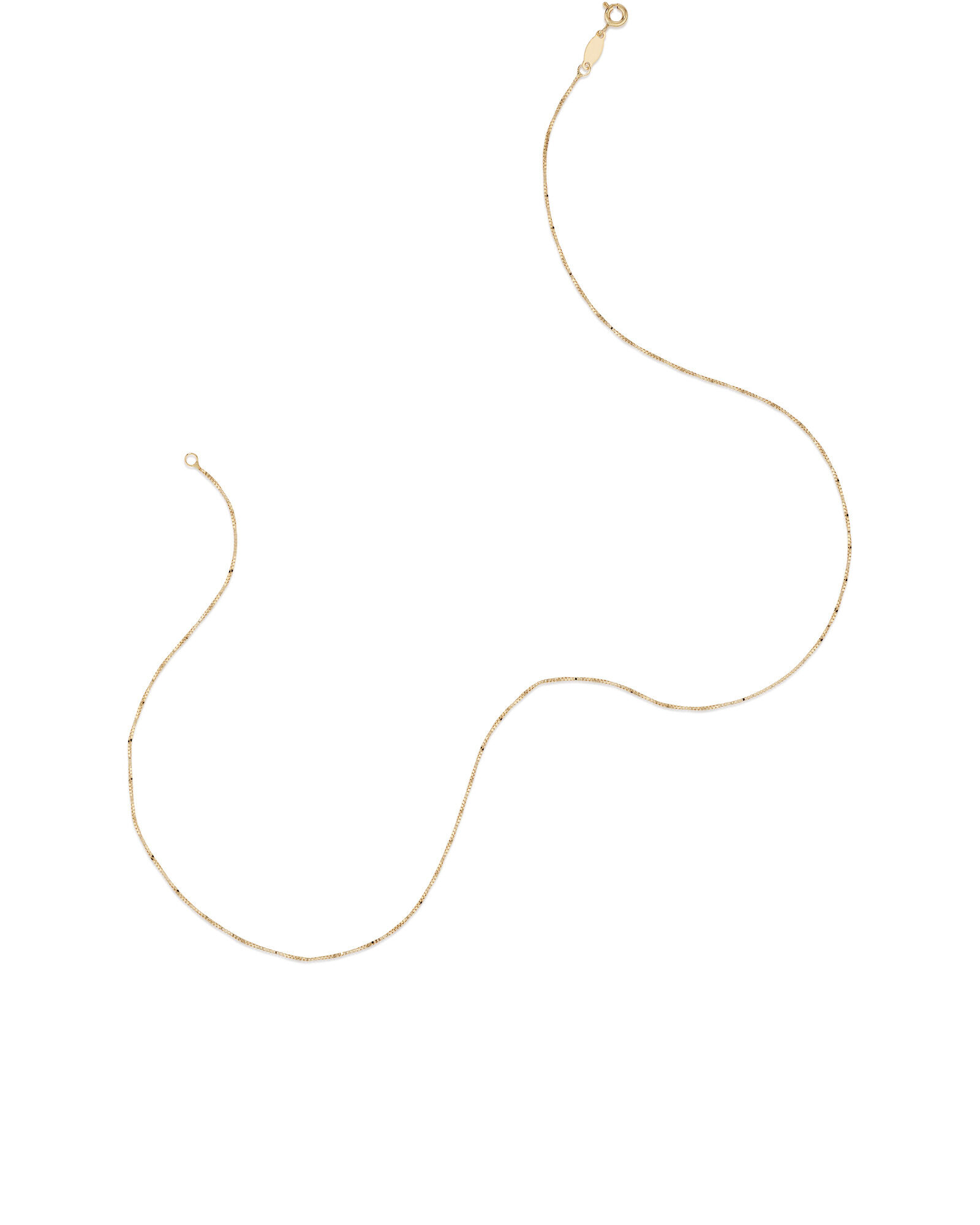 45cm (18") Box Chain in 10kt Yellow Gold