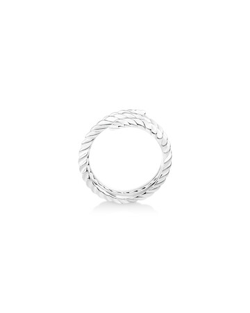 Rope Textured Ring in Sterling Silver Rope Textured Ring in Sterling Silver