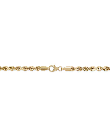 45cm (18") 4.5mm Rope Chain in 10kt Yellow Gold 45cm (18") 4.5mm Rope Chain in 10kt Yellow Gold
