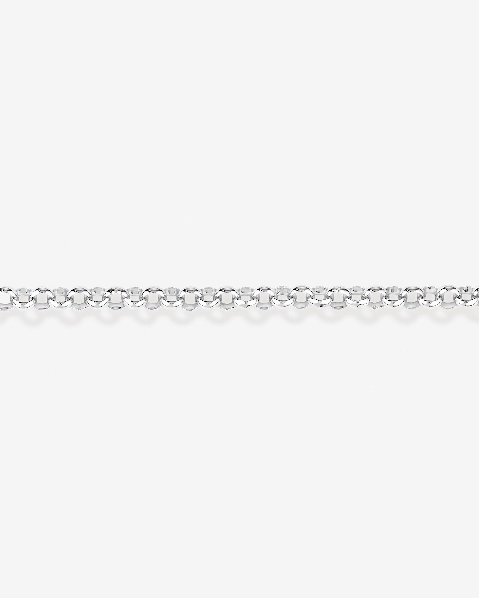 19cm (7.5") Belcher Bracelet in Sterling Silver