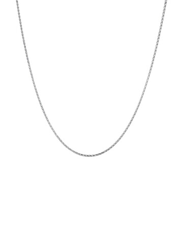 50cm (20") 1.5mm-2mm Width Wheat Chain in Sterling Silver 50cm (20") 1.5mm-2mm Width Wheat Chain in Sterling Silver