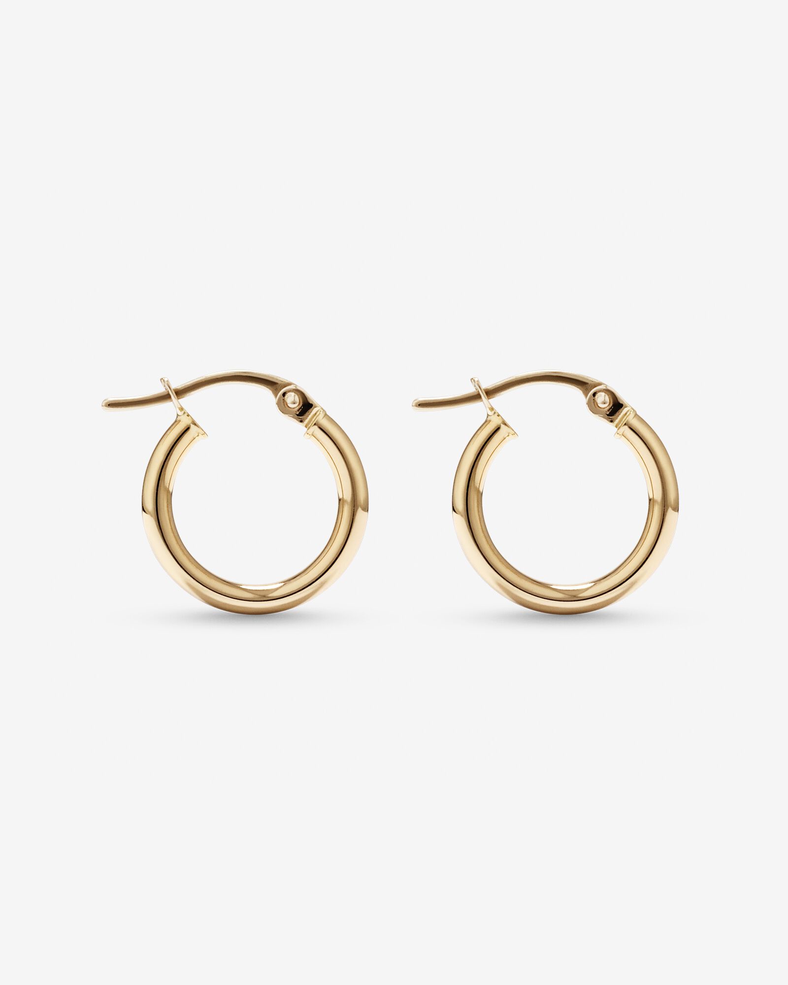 10mm Hoop Earrings 10kt Yellow Gold