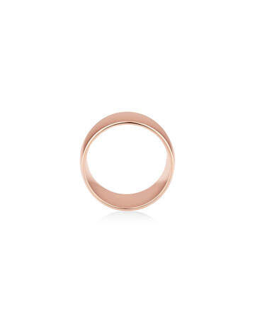 12mm Barrel Ring in 10kt Rose Gold 12mm Barrel Ring in 10kt Rose Gold
