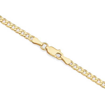 60cm (24") 3mm-3.5mm Width Curb Chain in 10kt Yellow Gold 60cm (24") 3mm-3.5mm Width Curb Chain in 10kt Yellow Gold