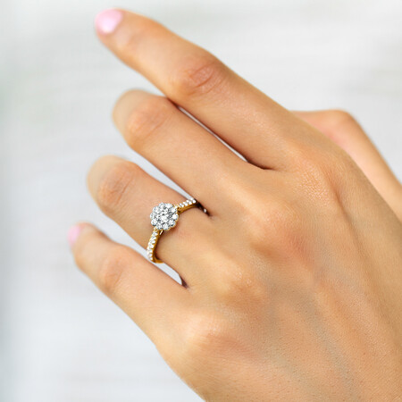 Southern Star Engagement Ring with 3/4 Carat TW of Diamonds in 14kt Yellow & White Gold Southern Star Engagement Ring with 3/4 Carat TW of Diamonds in 14kt Yellow & White Gold