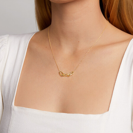 Link Necklace in 10kt Yellow Gold Link Necklace in 10kt Yellow Gold