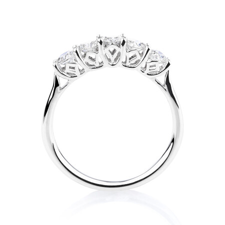 Southern Star 5 Stone Engagement Ring with 0.75 Carat TW of Diamonds in 14kt White Gold Southern Star 5 Stone Engagement Ring with 0.75 Carat TW of Diamonds in 14kt White Gold