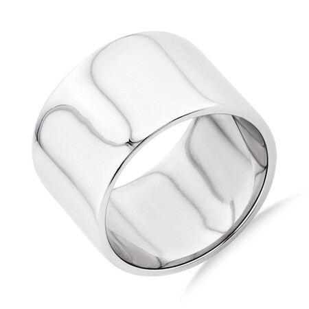 12mm Barrel Ring in Sterling Silver 12mm Barrel Ring in Sterling Silver