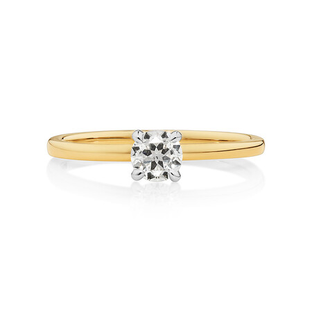 Southern Star Solitaire Engagement Ring with 0.34 Carat TW of Diamonds in 18kt Yellow Gold Southern Star Solitaire Engagement Ring with 0.34 Carat TW of Diamonds in 18kt Yellow Gold