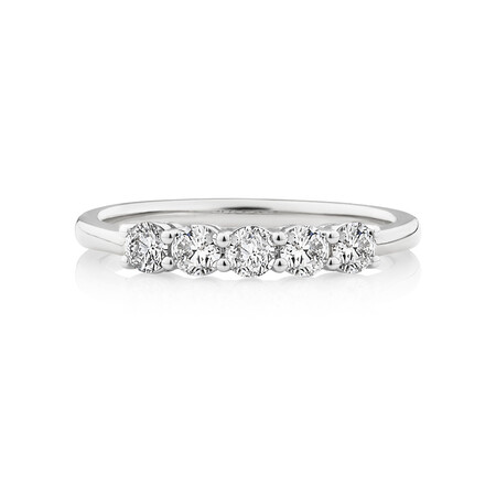 Evermore Wedding Band with 0.50 Carat TW of Diamonds in 14kt White Gold Evermore Wedding Band with 0.50 Carat TW of Diamonds in 14kt White Gold