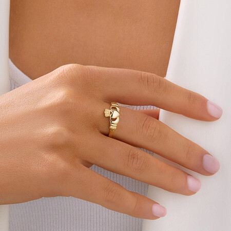 Claddagh Ring in 10kt Yellow Gold Claddagh Ring in 10kt Yellow Gold