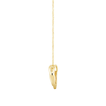 Small Infinitas Pendant with Diamonds in 10kt Yellow Gold Small Infinitas Pendant with Diamonds in 10kt Yellow Gold