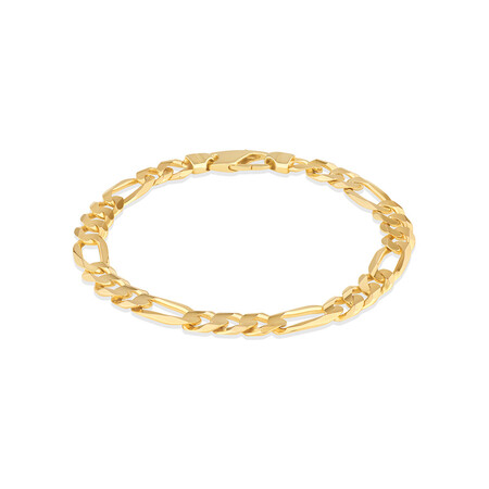 Figaro Bracelet in 10kt Yellow Gold
