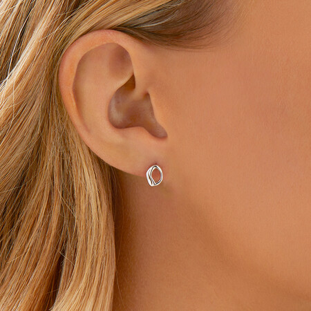Spirits Bay Mini Stud Earrings in Sterling Silver Spirits Bay Mini Stud Earrings in Sterling Silver