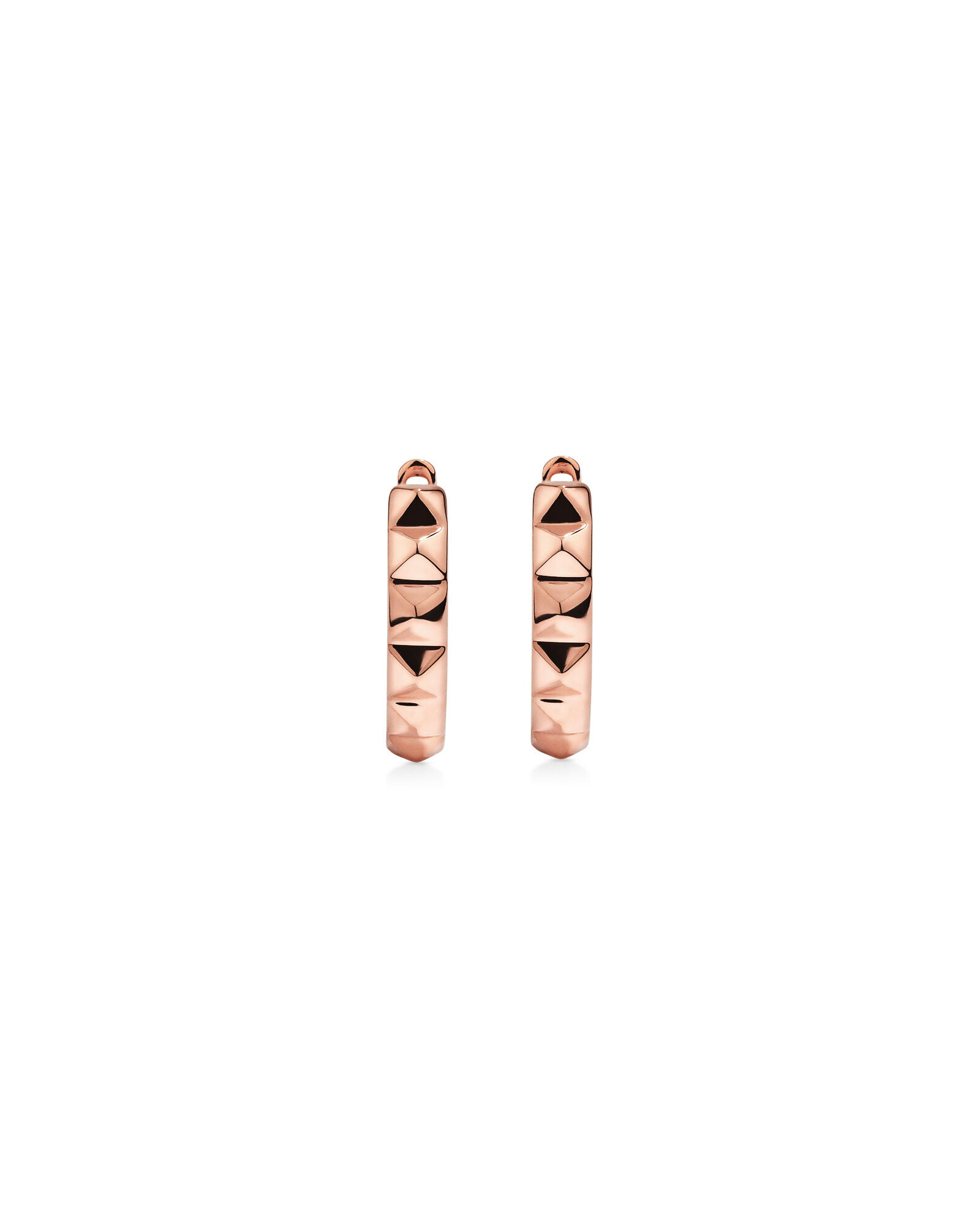 Signature Connect Huggie Earrings 10kt Rose Gold