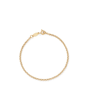 17cm (7") 2mm-2.5mm Width Hollow Belcher Bracelet in 10kt Yellow Gold 17cm (7") 2mm-2.5mm Width Hollow Belcher Bracelet in 10kt Yellow Gold