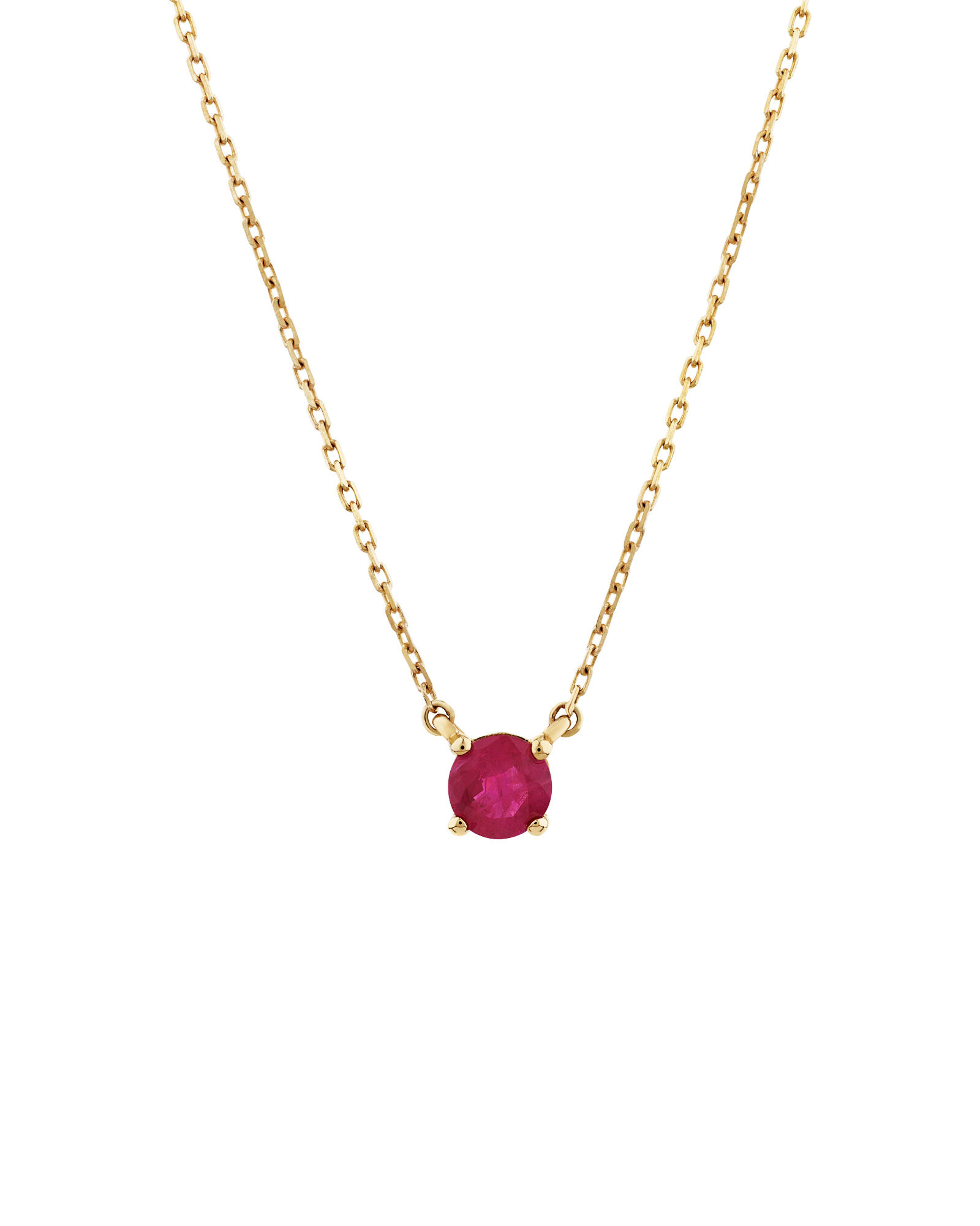 Gold ruby set top
