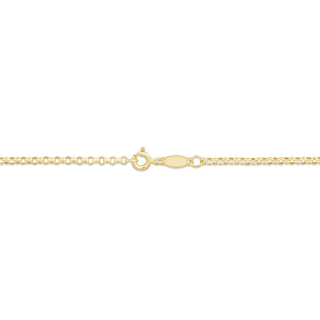 45cm (18") Hollow Belcher Chain in 10kt Yellow Gold 45cm (18") Hollow Belcher Chain in 10kt Yellow Gold