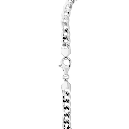 21cm (8.5") ID Curb Bracelet in Sterling Silver 21cm (8.5") ID Curb Bracelet in Sterling Silver