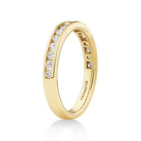 Wedding Band with 0.50 Carat TW of Diamonds in 14kt Yellow Gold Wedding Band with 0.50 Carat TW of Diamonds in 14kt Yellow Gold