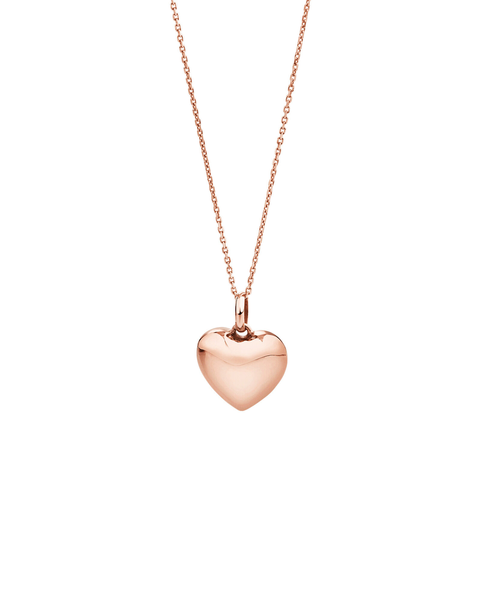 Heart rose necklace hotsell