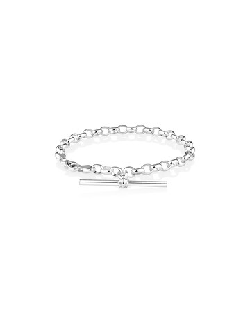 19cm Belcher Fob Bracelet in Sterling Silver 19cm Belcher Fob Bracelet in Sterling Silver