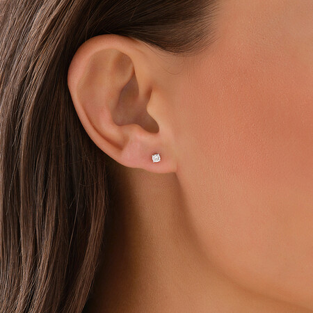 Certified Stud Earrings with 0.23 Carat TW of Diamonds in 14kt White Gold Certified Stud Earrings with 0.23 Carat TW of Diamonds in 14kt White Gold