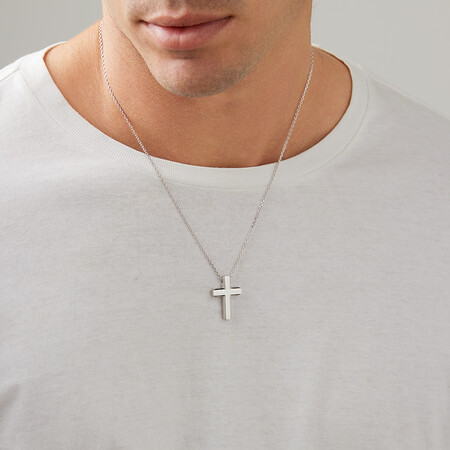 Cross Pendant in Sterling Silver Cross Pendant in Sterling Silver