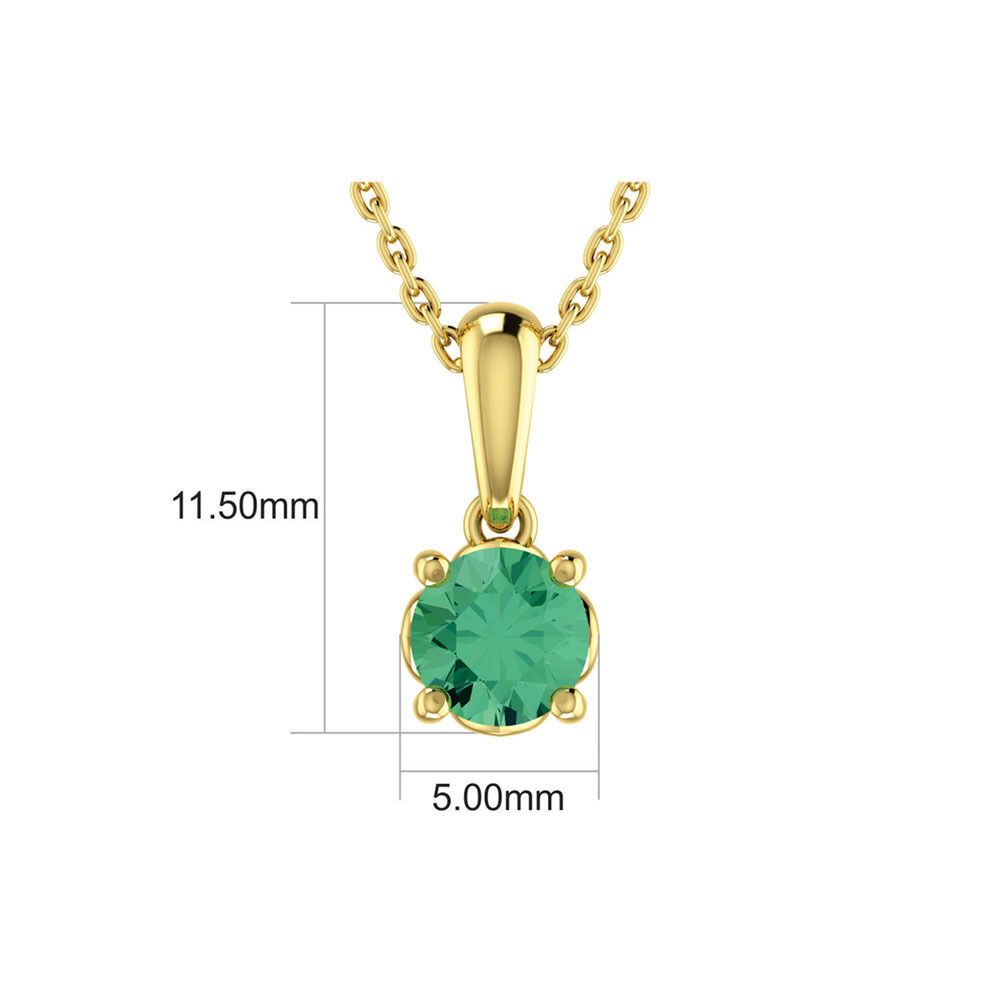 Michael hill emerald pendant deals