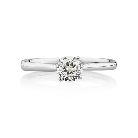 Southern Star Solitaire Engagement Ring with a 0.70 Carat TW Diamond in 14kt White Gold Southern Star Solitaire Engagement Ring with a 0.70 Carat TW Diamond in 14kt White Gold