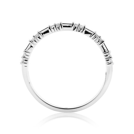 Evermore Wedding Band with 0.20 Carat TW of Diamonds in 10kt White Gold Evermore Wedding Band with 0.20 Carat TW of Diamonds in 10kt White Gold