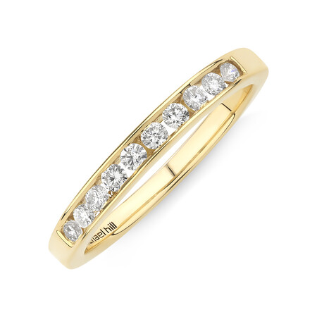 Evermore Wedding Band with 0.25 Carat TW of Diamonds in 18kt Yellow Gold Evermore Wedding Band with 0.25 Carat TW of Diamonds in 18kt Yellow Gold