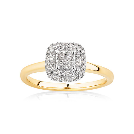 Evermore Bridal Set with 0.25 Carat TW of Diamonds in 10kt Yellow & White Gold Evermore Bridal Set with 0.25 Carat TW of Diamonds in 10kt Yellow & White Gold