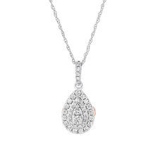 Sir Michael Hill Designer Fashion Pendant with 0.33 Carat TW of Diamonds in 10kt White Gold