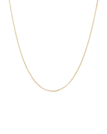 50cm (20") 1mm-1.5mm Width Diamond Cut Belcher Chain in 18kt Yellow Gold 50cm (20") 1mm-1.5mm Width Diamond Cut Belcher Chain in 18kt Yellow Gold